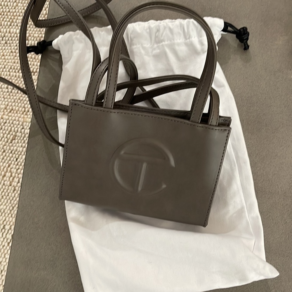 Authentic Small Telfar Bag - Grey